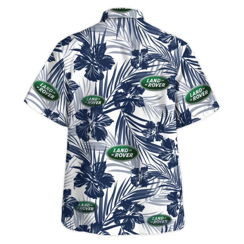 All-Terrain SUV Hawaiian Shirt Exclusive Logo, Chrome Wave Button Shirt CAR203 - Image 4