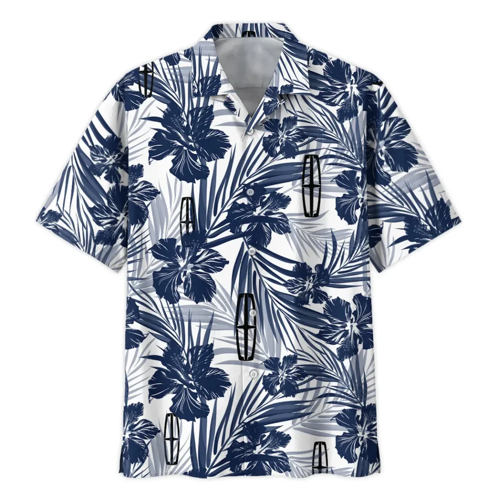 Upscale Vehicle Hawaiian Shirt Exclusive Logo, Auto Fan Button Shirt CAR203 - Image 3