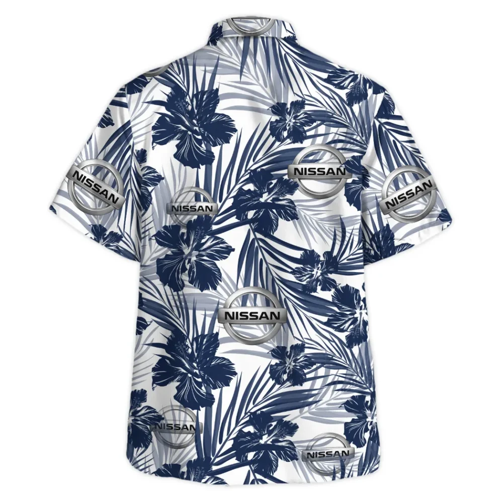 Hatchback Hawaiian Shirt Exclusive Logo, Auto Fan Button Shirt CAR203 - Image 4